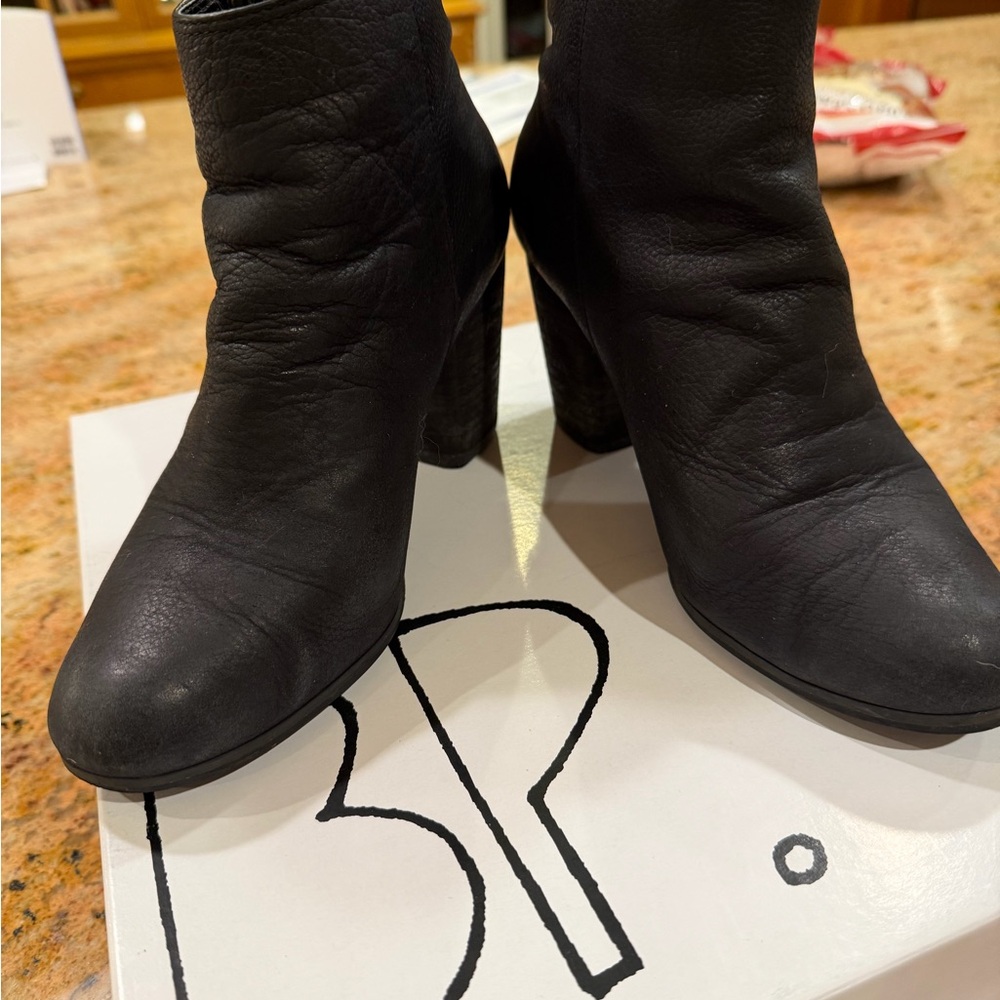 BP Black Heeled Boots for Women